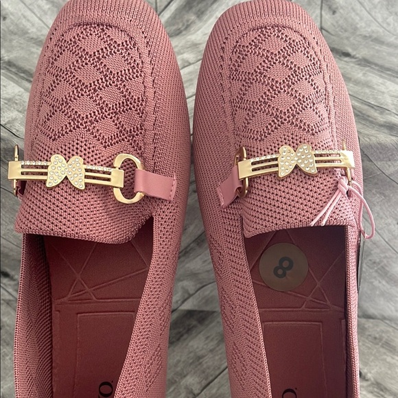 Women's Pink Loafers - Picture 3 of 7